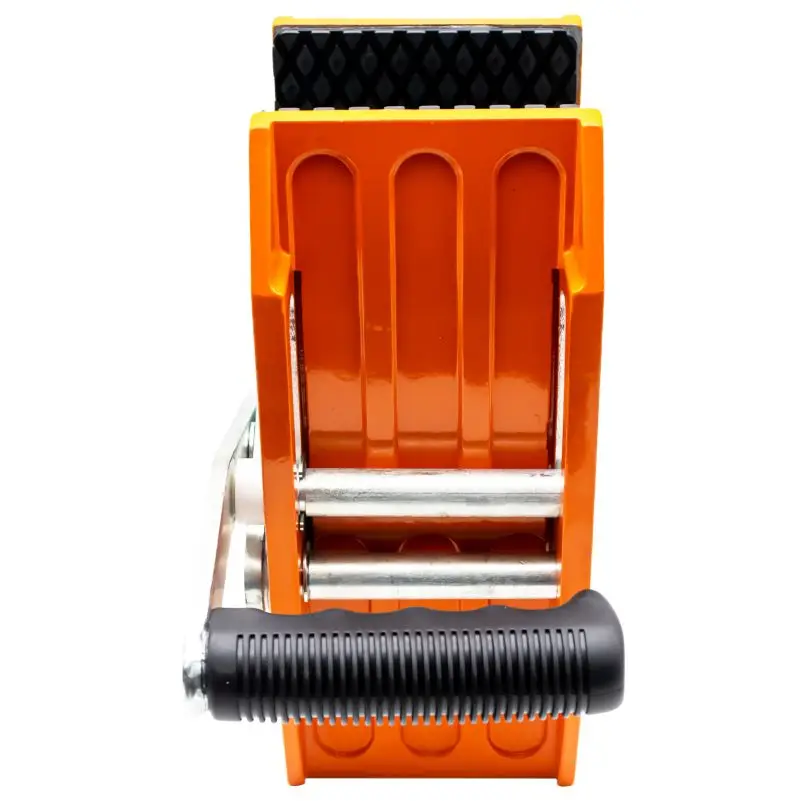 KANING Handed Stone Carrying Clamps with Rubber-lined Porterage Tools for Transporting of Glass Slabs,Metal Sheet,Granite Island and Countertop,Orange 