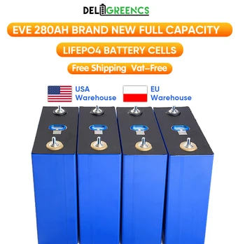US/PL/RU warehouse stock 3.2V 200ah 100ah 280ah 300ah 150ah 400ah 120ah lithium ion battery lifepo4 batteries cells