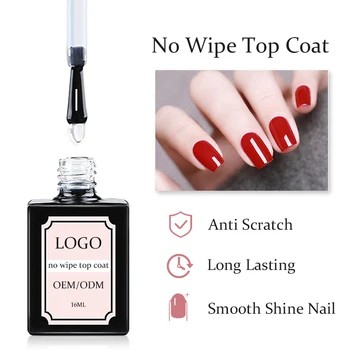 CCO custom gel top coat high shine supply nails top coat supper shiny top diamond