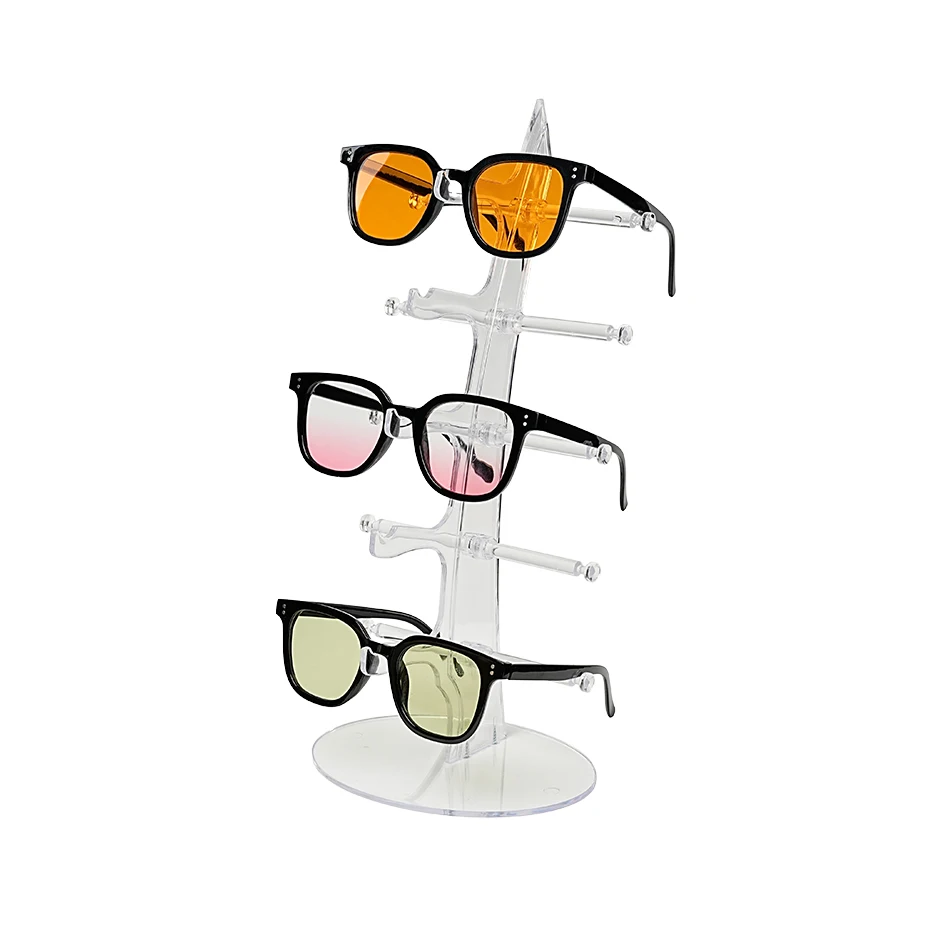 Optical Shop Metal Eyeglass Display Rack Floor Eyewear Frame Display Stand Removable Rotating Sunglasses Display Stand