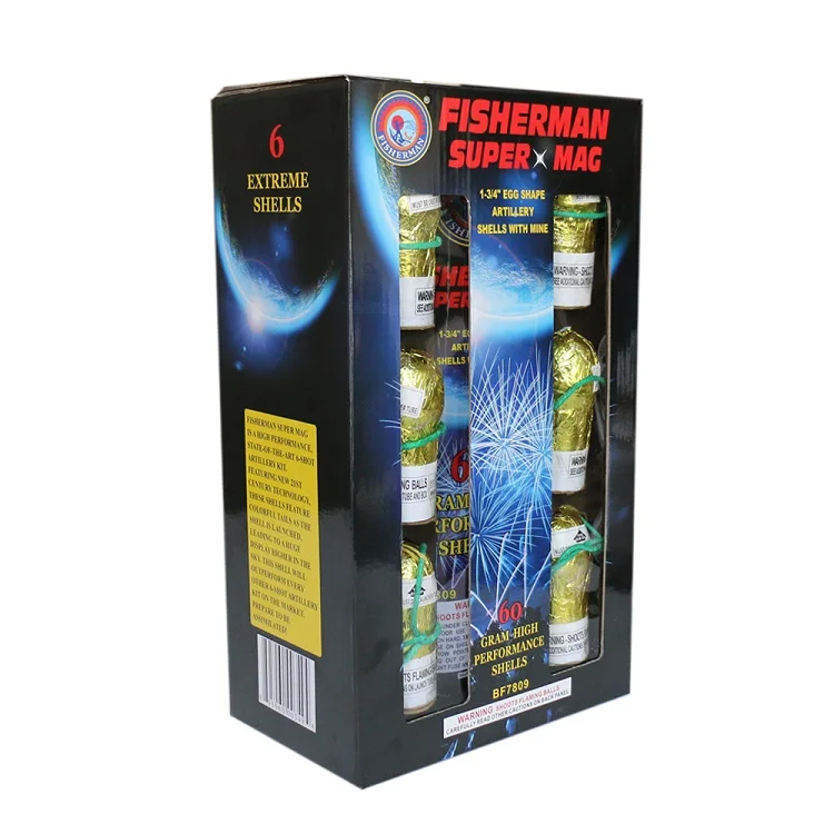 Reloadable 60g bomb pyrotechnic aerial artillery shells fireworks
