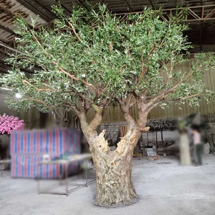 Индивидуальный размер и форма искусственного оливкового дерева для украшения сада