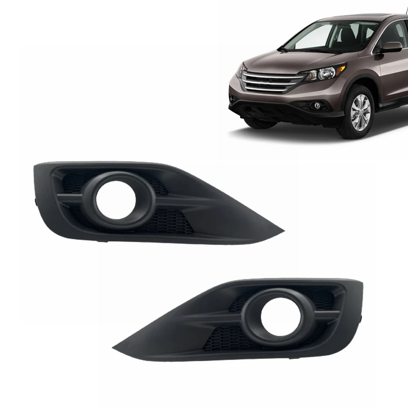 OEM auto parts ABS chrome black car front fog light lamp cover trim for Honda CRV CR-V 2012-2014