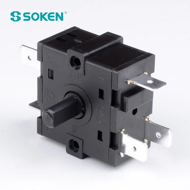 Soken 5 Position Rotary Selector Switch 16a 250v For Home Electric