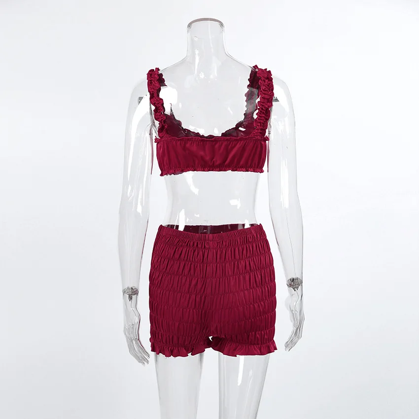 2026 New Satin High-end Long Sleeve Nightgown, Lingerie Shorts, and Pajama Three-piece — detail