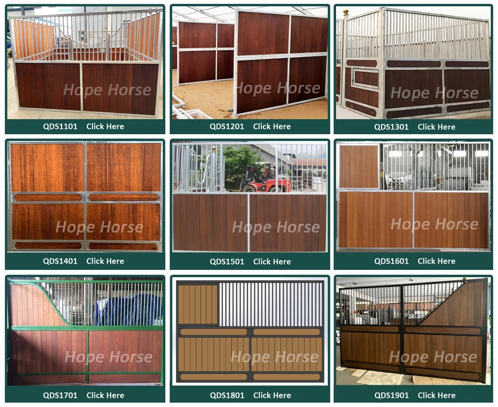Farm Equestrian Stable Panel Nontoxic Powder Coated Surface Wholesale