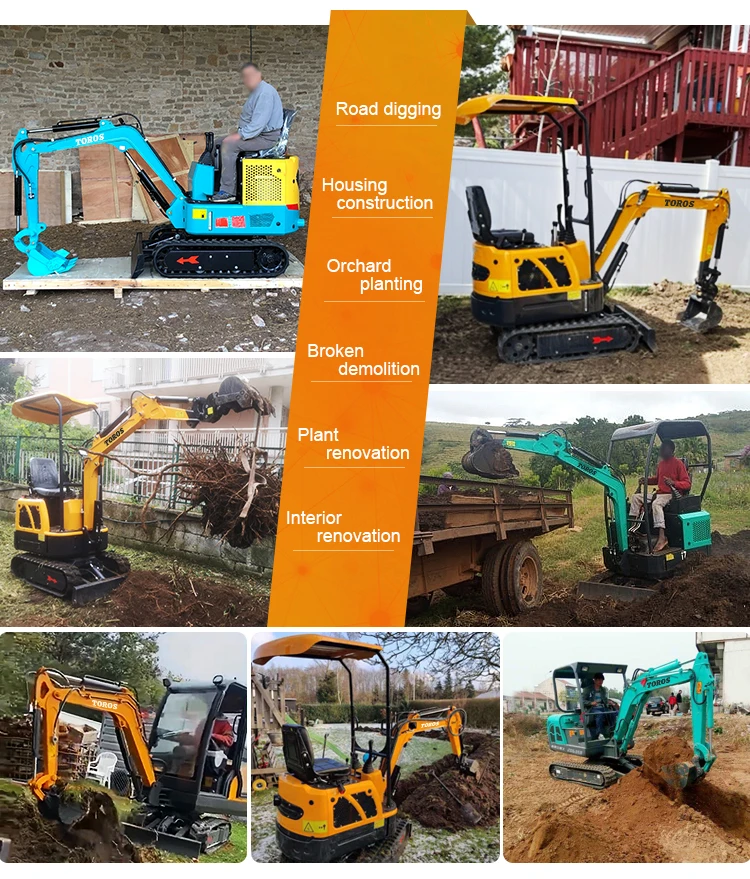 Chinese Mini Excavator 3.5 Ton Cheap Digger Excavators Attachment Jual
