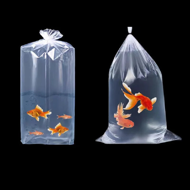 Source Aquarium Live Fish Shipping Bag Clear Fish Packing Proofing Poly Bag  Plastic Flat Oxygen Transport Package Bag on m.