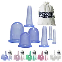 Best Chinese Cup Set for Anti Cellulite silicone facial cupping for face