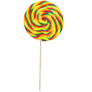 Children's Day Fruity Flavor Candy Wave Lollipop 12G-25G-50G-80G-200G Snacks Hard Texture Coated Retail Stall Wholesale Bag