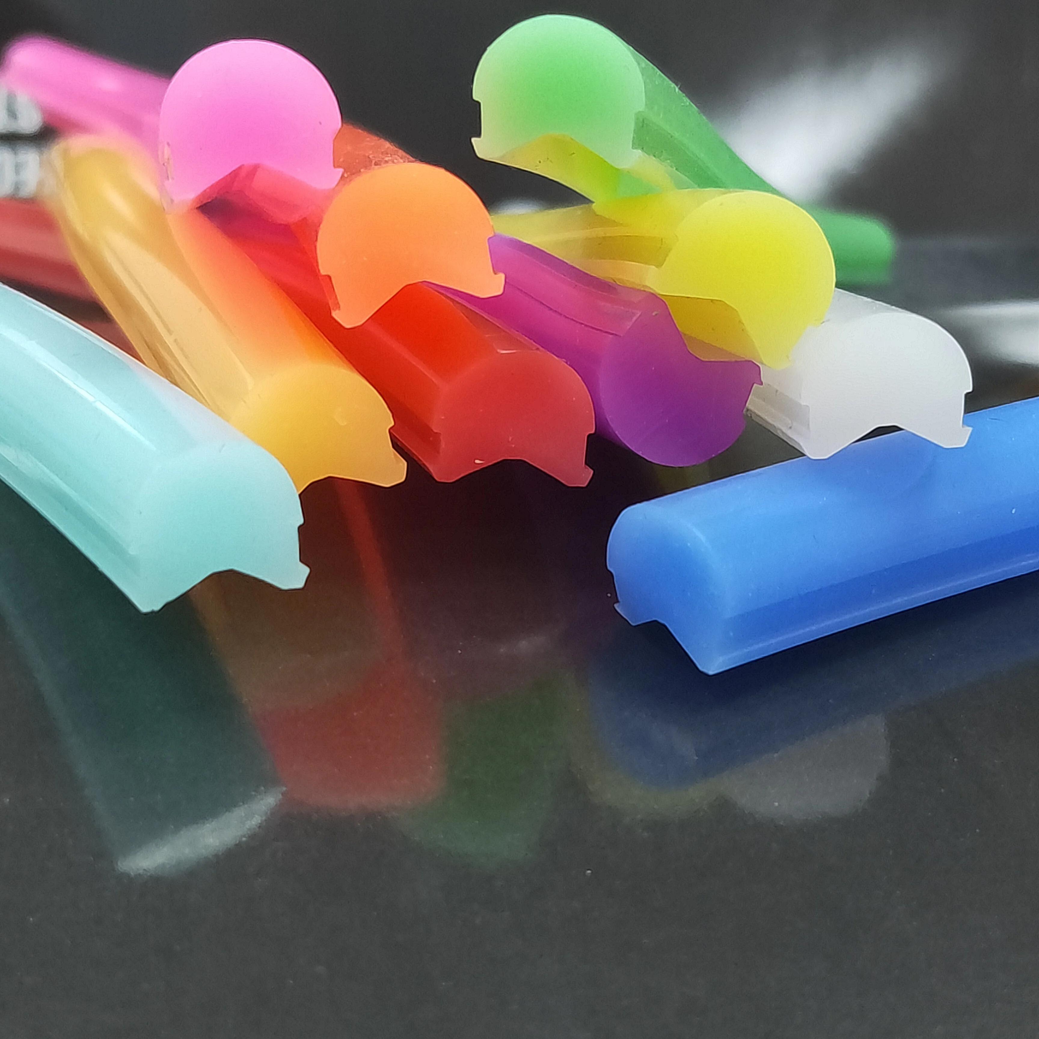 New Design Separated Neon Flex Light with Color Silicon Tube