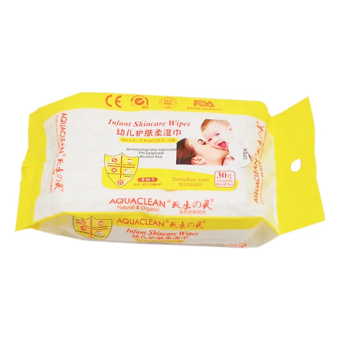 21 Years Factory Price Organic Baby Wet Wipes Wet Napkin Wet Tissues Paper Napkins 80ct