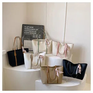 2026 New Simple Large Capacity Popular Ribbon Underarm Bag Light Luxury Women's Bag Trendy Single Shoulder Tote Bag