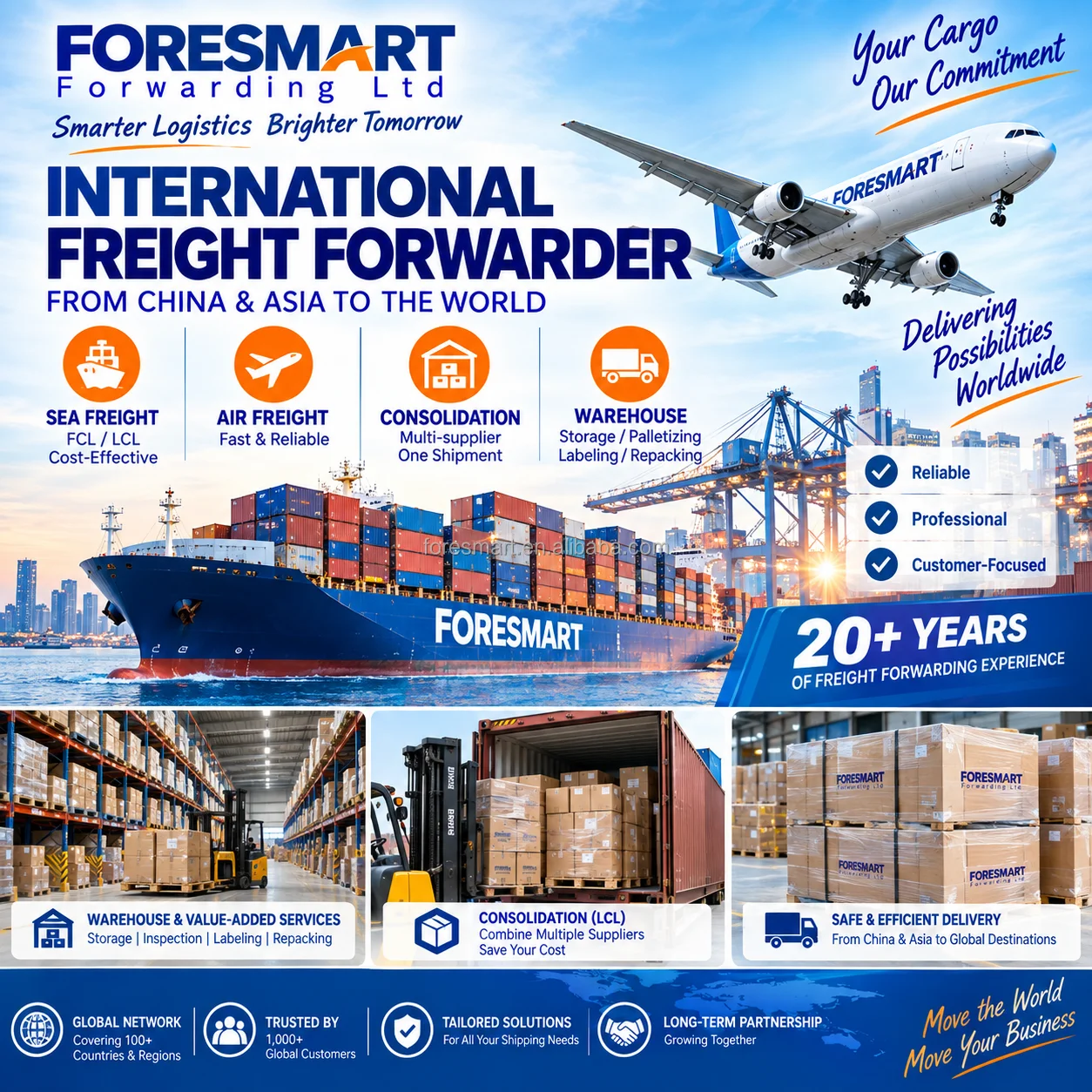 Sea Freight Forwarder Shipping Agent Logistics Service Ship China to Brazil Suriname Chile El Salvador Nicaragua Guyana Panama