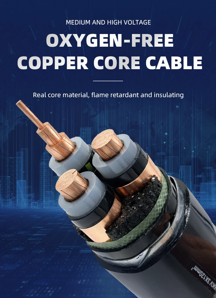 Factory Wholesale Price High Medium Voltage Aluminumcore Xlpe