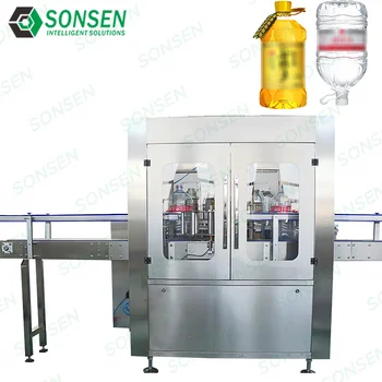 SONSEN Industrial Custom EVA Hot Melt Adhesive Automatic Labeling Machine Pure Water Drum Rotary Labeller