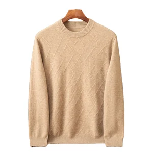 100% Cashmere Men's Casual Hoodie Winter Crew Neck Breathable Quick Dry Anti-Pilling Full Sleeve Regular Length Standard