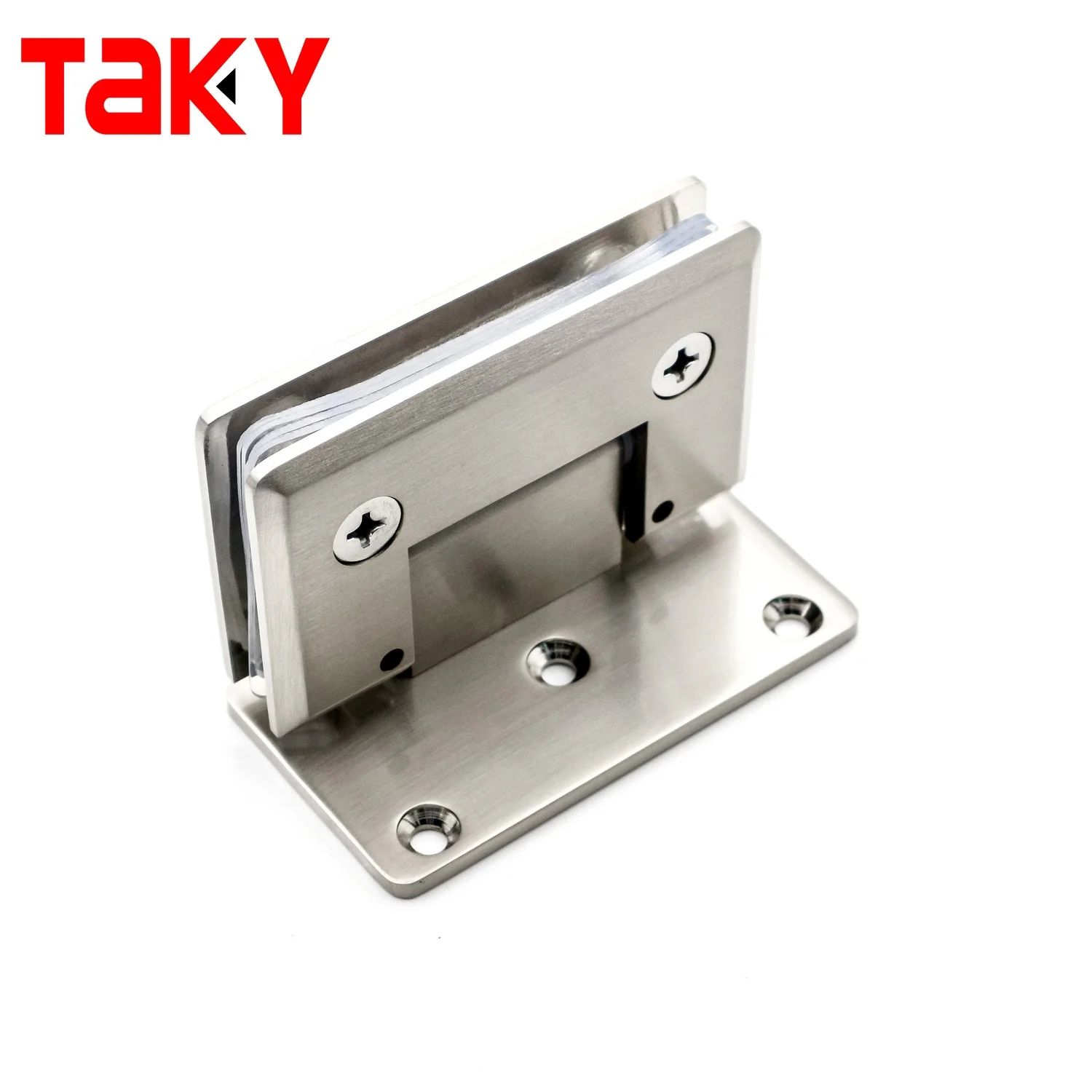Heavy Duty Frameless Glass Door Hinges Solid Brass Bathroom Shower Glass Hinge For 812 Mm