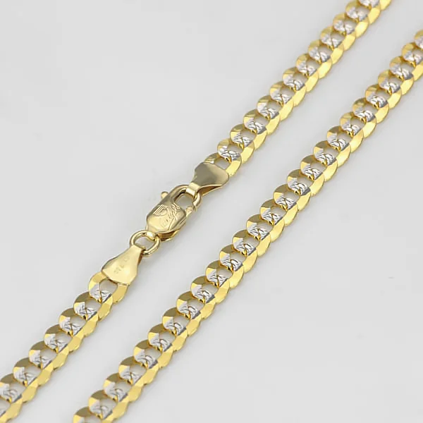 ゴールデンウィークラストSALE❕ ゴールド【 4mm×23mm 】18k 20/22/24inch Cuban Link Chain K Gold for Men - 18K Solid Gold