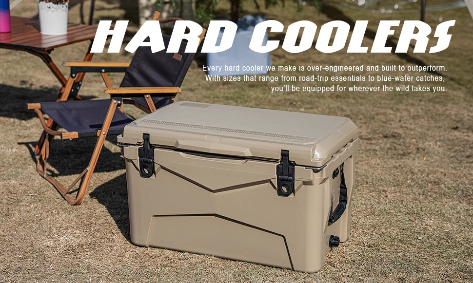 New 45qt Ice Chest Locking Cooler Box Rotomolded Cooler With Good Price