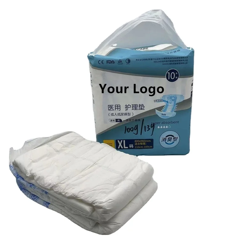 Big Boy Ultra Thick Free Sample Incontinence Adult Diapers For Elderly