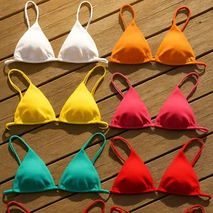 Custom Women Brazilian 2 Piece Bikini Set Summer Swimwear High Waist Spandex/Polyester Removable Padded Quick Dry Sexy Beachwear