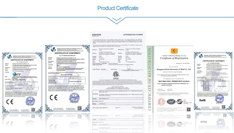 Certifications