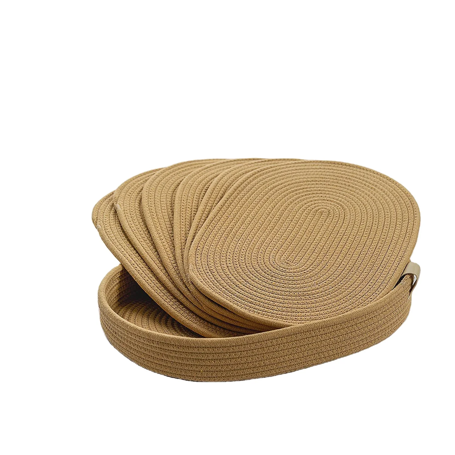 Clips Pour Serviettes De Table - 4 Pièces - Chaîne Réglable - Pour Enfants Et Adultes - Noir