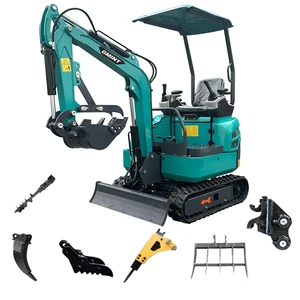 GMINT Factory Small Excavator Mini Excavador Multifunctional Farm Small Digger High Efficiency Mini Excavator