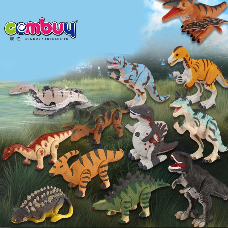 Мультяшные животные, детская игрушка для купания в воде, Заводной динозавр