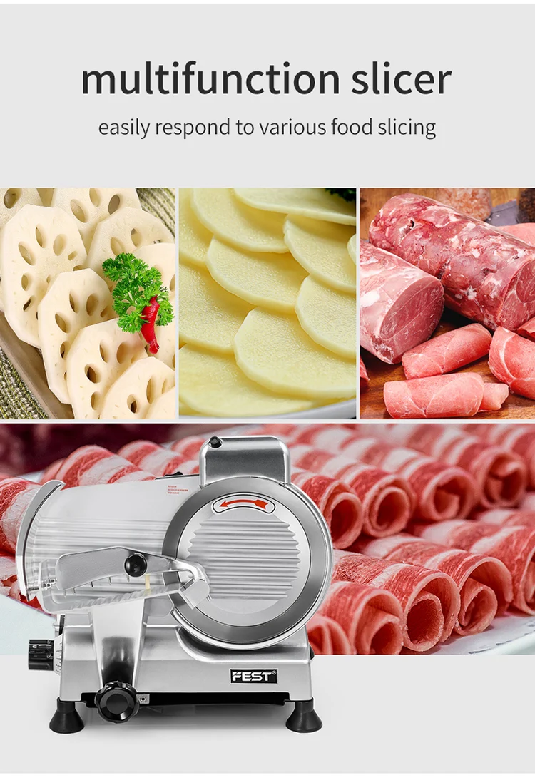 Meat Slicer Salami Cutter, 250 mm