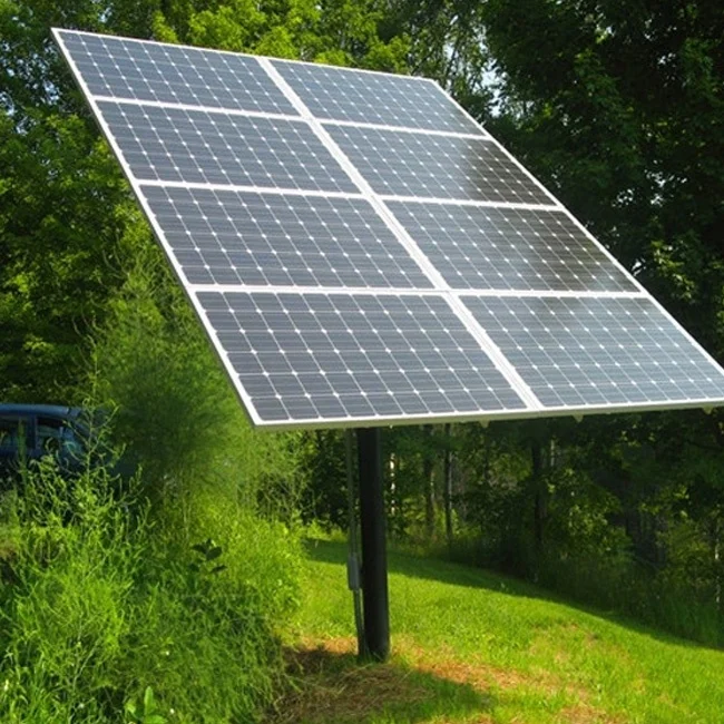 Rotated Solar Panel Ground Mounting Bracket Single Mount Energy Generated Product Solar Panel Pole Ground Mounting Brackets