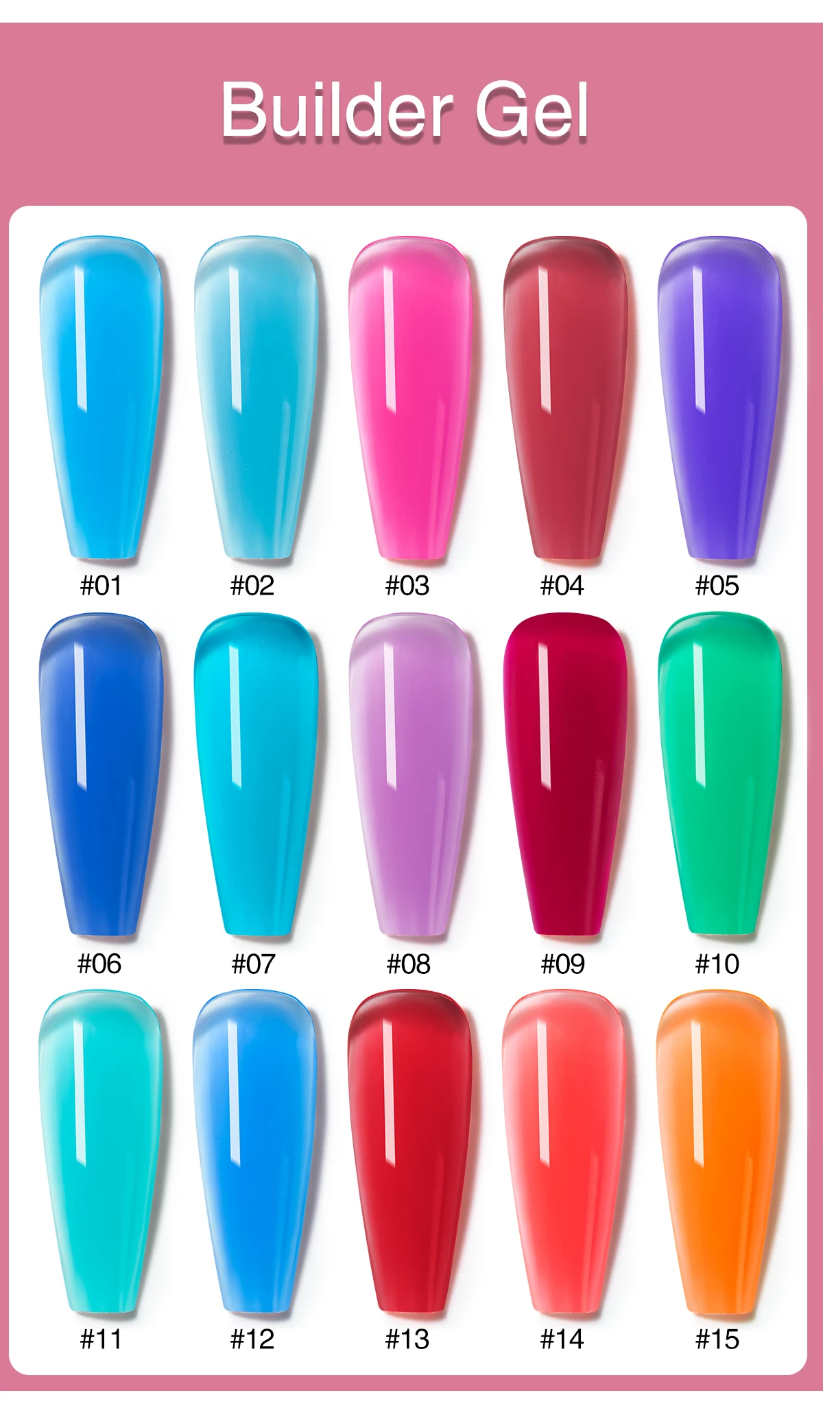 Jelly 30ml Hard Jelly Nail Extension Gel Nail Building extension Gel  Construction Nail acrylic gel extensions manufacture