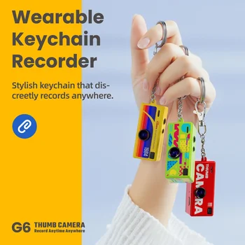 Cross-border G6 Thumb Mini Camera CCD HD Video 0.96 Inch Screen ABS Material Student Party Outdoor Sports Photo Children's