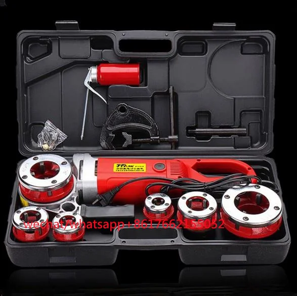 Ручной переносной резьбонарезной станок для труб из нержавеющей стали HG Электрический под