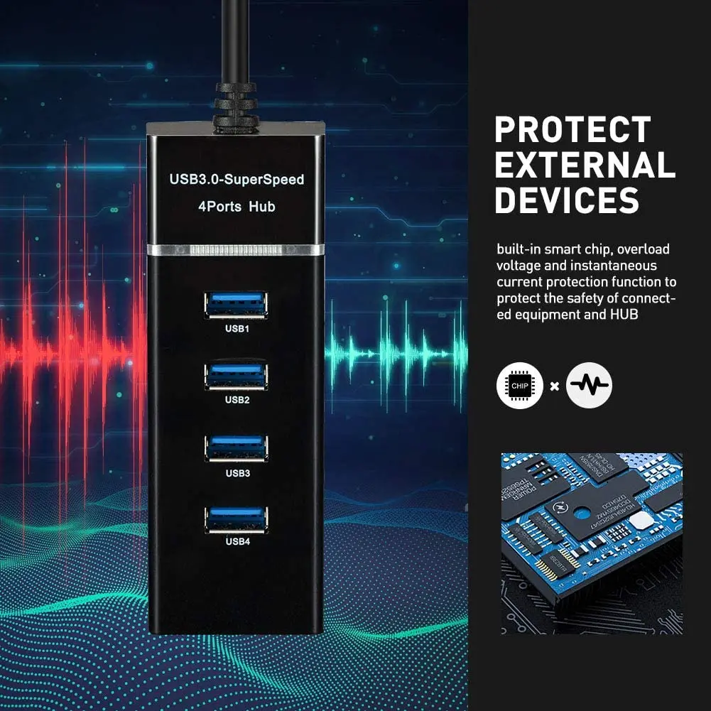 USB 3 0 концентратор 3/6 порт расширитель адаптер Мульти разветвитель sabrent 4-портовый 2 данных type a несколько USB3.0