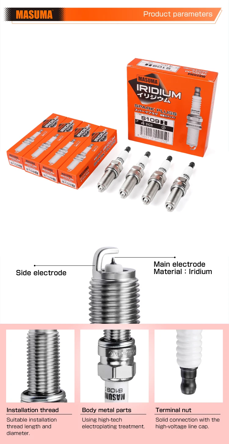 S001c Masuma优质1885410081 4560116440085汽车发动机镍合金火花塞 - Buy 火花塞,镍合金火花塞,汽车发动机火花塞  Product on Alibaba.com