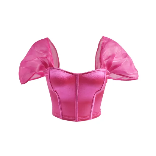 Y08120 rose soft contour camisole side view