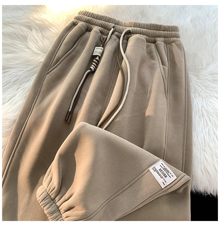 Factory Sweatpants Clothing Manufacturers Custom Thick Cotton Fleece