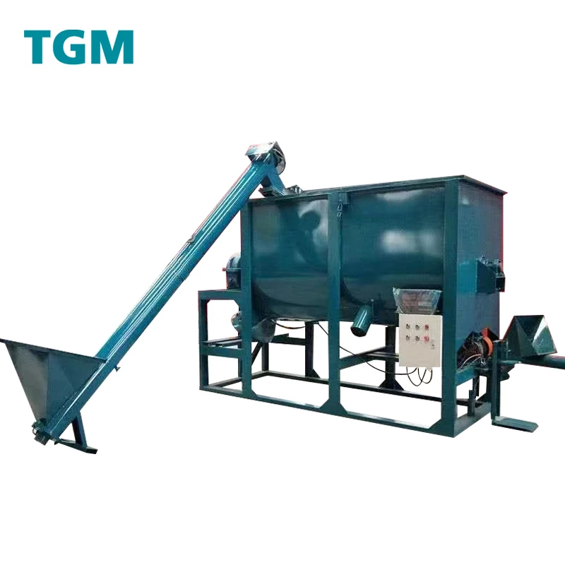 Graininess Pesticide Particle Powder Paint Latex Coating Ribbon Mixer Machine