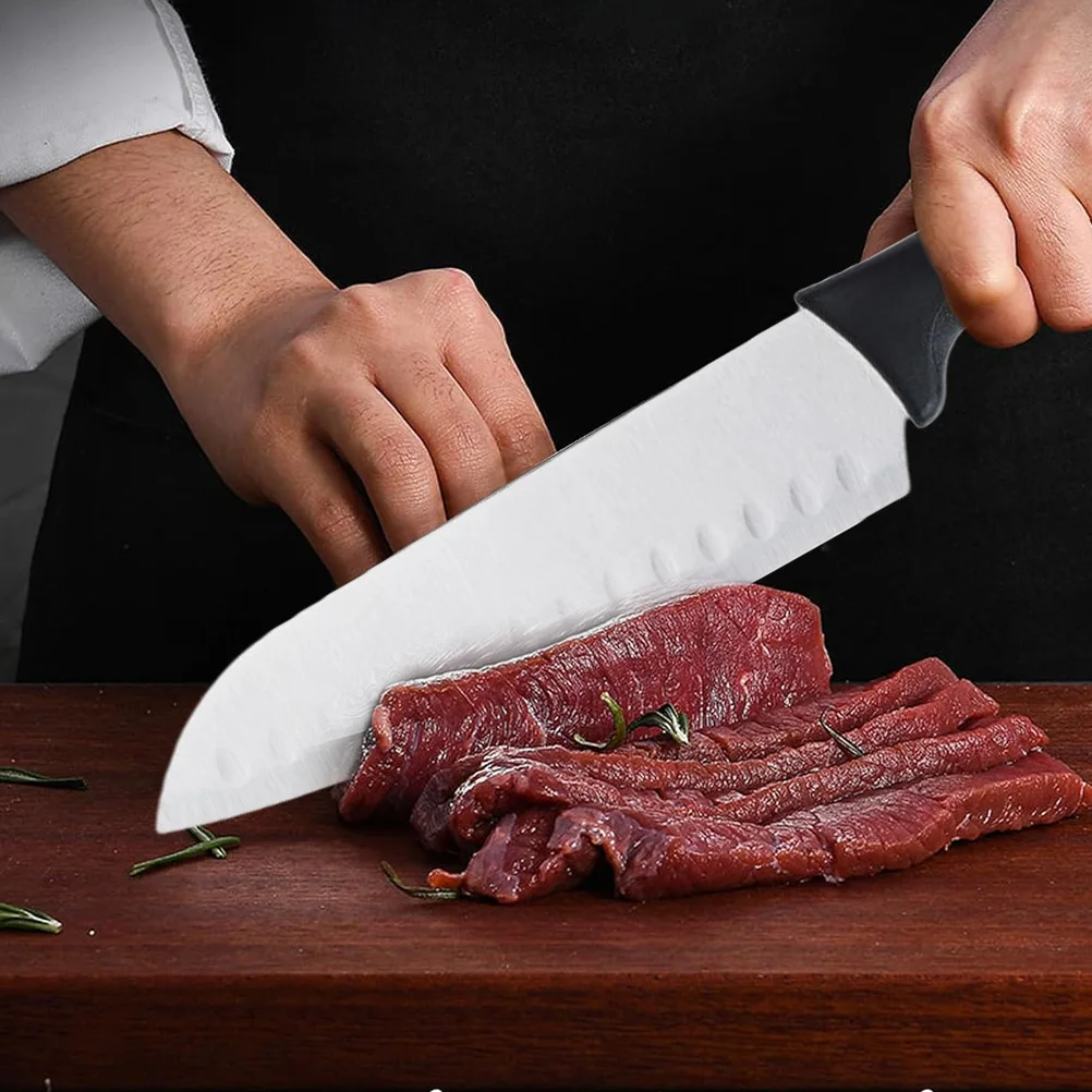 Set di 16 coltelli da cucina con ceppo e affilacoltelli, coltelli ultra affilati in acciaio inossidabile ad alto tenore di carbonio per la cucina, 6 coltelli da bistecca_voghion.com