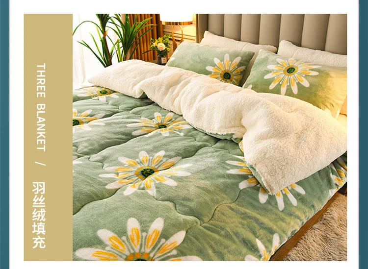 Super Warm Blanket 200x230cm Luxury Thick Blankets For Beds Fleece