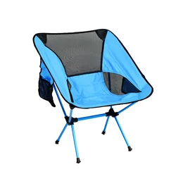Wholesale outdoor custom modern fishing camping folding picnic sample chair oxford cloth holiday beach chair