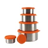 Juego de lonchera naranja-6 piezas