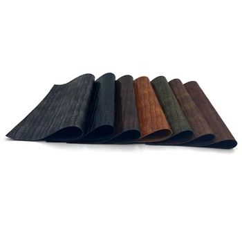 Cutting-edge PU leather products for shoes and bags, featuring fine lines and superior durability