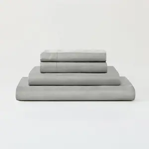 Biodegradable Austrian Eucalyptus Tencel Lyocell  Bed Sheet Set Breathable and Cooling Hotel Luxury Bed Sets  Pillowcase