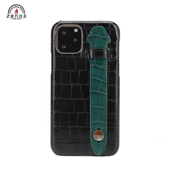 Zenos 2021Phone Cover Pu Leather Kickstand Mobile Phone Case With Strap For Iphone 11 Pro Max
