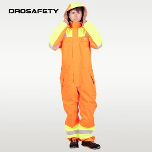 Fashion Polyester Oxford Hat Work Clothes Waterproof Fire Resistant Workwear Thickened Warm Coveralls