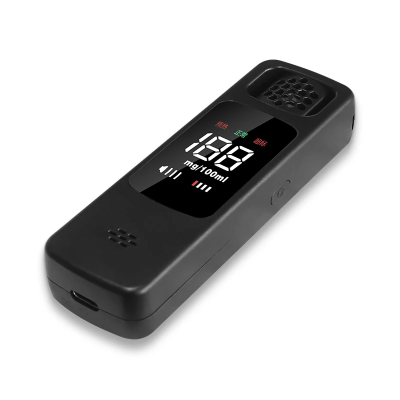 Лидер продаж, цифровой электронный алкотестер, перезаряжаемый от USB портативный алкотестер, алкотестер