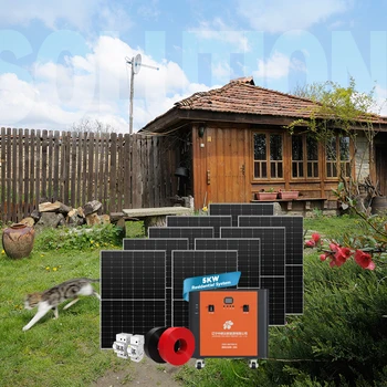 ZXD Solar Battery House System 5kw Full House Residential Storage Battery Offgrid Solar Power System for Home